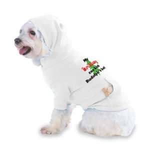 My Brittany Can Kick Rudolphs Butt Hooded (Hoody) T Shirt with pocket 