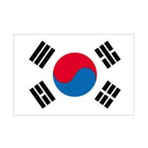 South Korea 3 x 5   Annin Flags Outdoor 100% Nylon International Flag