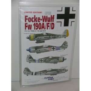   WW II Focke Wulf Fw190A/F/D     Model Aircraft Decals 