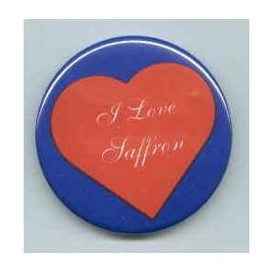  I Love Saffron Pin/ Button/ Pinback/ Badge Everything 