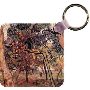 Van Gogh Art Study of Pine Trees Art Key Chain   Ideal Gift for all 