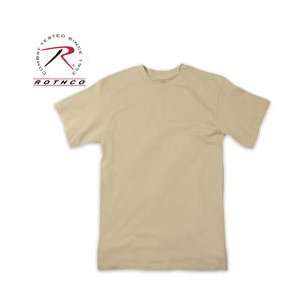  Moisture Wicking Short Sleeve T Shirt Sand 2XL Sports 