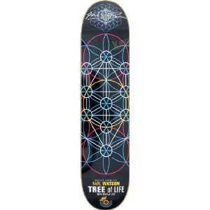  Organika Watson Sacred Geometry Skateboard Deck   7.56 