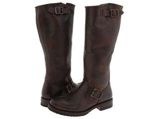 NEW FRYE Veronica Slouch Boots 77609 Dark Brown Leather  