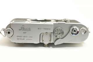 Leica DBP M3 Double Stroke Chrome Rangefinder Camera Body 193844 
