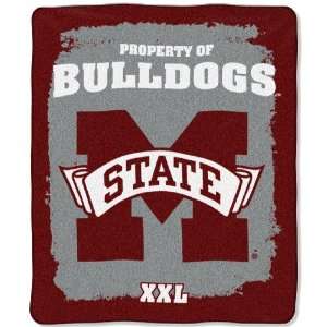 Mississippi State Bulldogs College Style 50x 60 Imprint Micro Raschel 