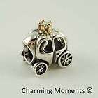 New Authentic Pandora Two Tone Silver & Gold Charm Roya