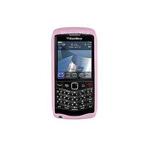   Finish TPU Case for Blackberry Pearl 9100   Pink Electronics