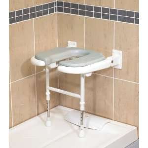  AKW Medicare Deluxe Fold Up U Shaped Shower Chair 