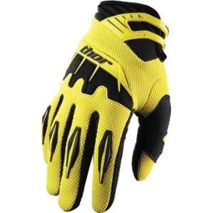  Thor S12 Youth Spectrum Glove Yellow Small Sports 