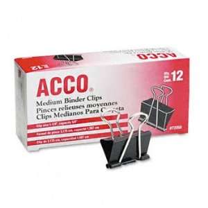  ACCO Binder Clips CLIP,BINDER,1.25 968012 0403 (Pack of 