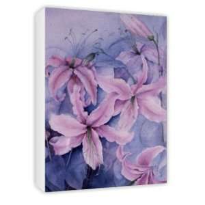  Lilies, pink Auratum by Karen Armitage   Canvas   Medium 