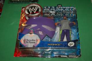Jakks WWE WWF Rosey Masked Super Hero In Training mask  