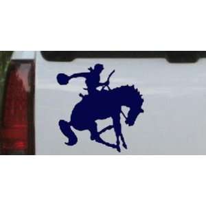  Navy 16in X 16.0in    Bronco Rodeo Western Car Window Wall 