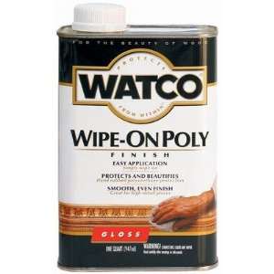  Rust Oleum 68041 Watco Wipe On Polyurethane Finish, Quart 