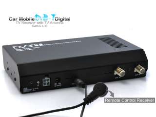 Car Mobile DVB T Digital TV Receiver w Antenna MPEG 2/4  