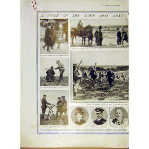   Navy Army Royal Visit Aldershot Portraits Asquith 1914