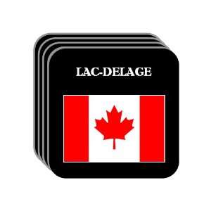  Canada   LAC DELAGE Set of 4 Mini Mousepad Coasters 