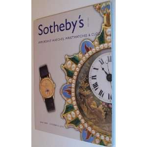   & Clocks   New York, October 23, 2001 (Sale 7714) Sothebys Books