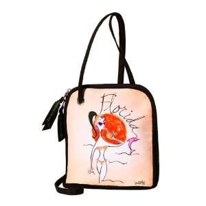  Ava Florida Cross Body by Artist Sharon Watts, Eco 