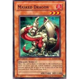  Yugioh SOD EN026 Masked Dragon Common Toys & Games