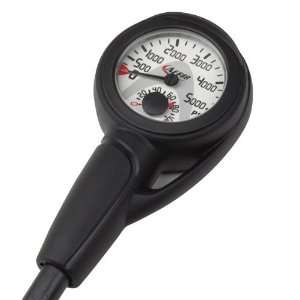  New AERIS X1 Pressure Gauge with Hose & Boot Sports 