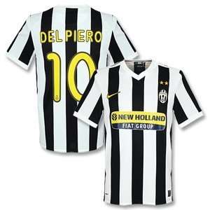    09 10 Juventus Home Jersey + Del Piero 10