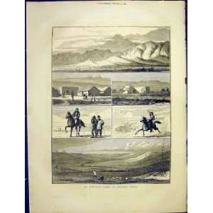  Sketches English Farm Buenos Ayres Old Print 1872