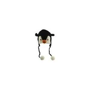  Deluxes penguin Wool Pilot Animal Cap/Hat with Ear Flaps 