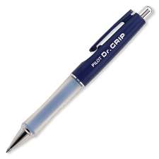Pilot Dr. Grip Neon Retractable Ballpoint Pen;1mm BK,BU  