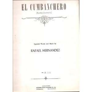  Sheet Music El Cumbachero Rafael Hernandez 30 Everything 