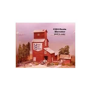  Campbell N Scale Grain Elevator Kit Toys & Games