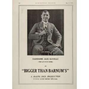  1926 Print Ralph Ince Bigger Than Barnum FBO Film Star 
