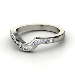  Embrace Matching Band, Sterling Silver Ring with Diamond 