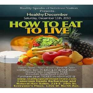  Keidi Awadu and Brother Baruch  How to Eat to Live CD 