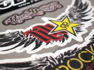 Up for auction is One SET OF Brand New RockStar Wing Decals Sets For 