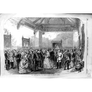  1863 ROYAL MARRIAGE RECEPTION SALOON GEORGES CHAPEL