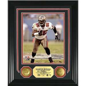 Derrick Brooks 24KT Gold Coin Photomint