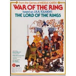  Vintage 1977 Collectible War Of The Ring Board Game 