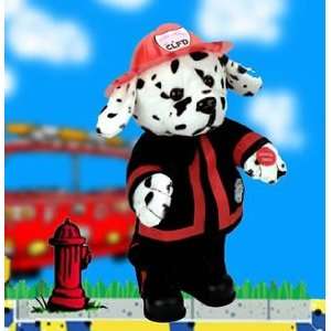  Fireman Gift Basket Sparky The Firehouse Dalmatian sings Ring 