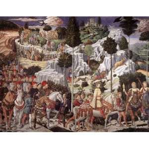   Procession of the Youngest King, By Gozzoli Benozzo