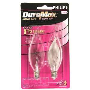 Philips Lighting 2 Count 60 Watt DuraMax Bent Tip Decorative 