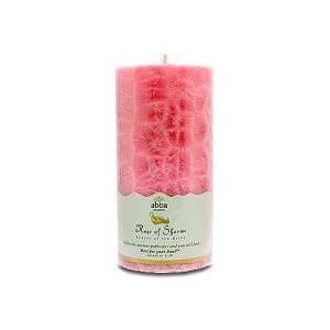  Candle Rose Of Sharon 3x6 Palm Pillar