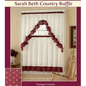  Sara Beth 24 Tier pair   Burgundy