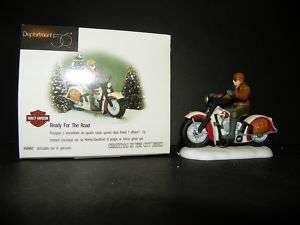 DEPARTMENT 56    READY FOR THE ROAD HARLEY RARE RET  