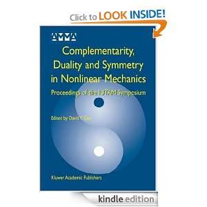   Mechanics and Mathematics) David Yang Gao  Kindle Store