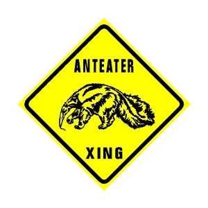  ANTEATER CROSSING sign * street animal