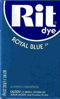 BASKETRY DYE RIT DYE  ROYAL BLUE POWDER BOX  