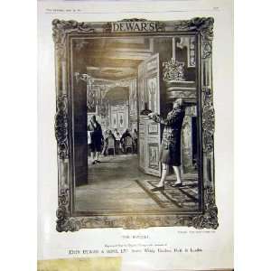  Advert DewarS Scotch Whisky Banquet Old Print 1914