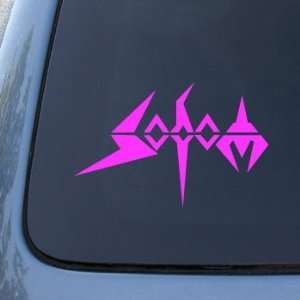  SODOM   Vinyl Car Decal Sticker #A1647  Vinyl Color Pink 